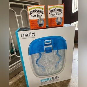 BubbleBliss with heat Footspa and footsoap powder